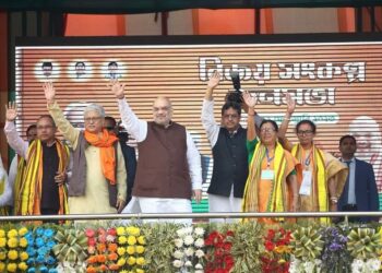 সিপিএম পরাজয় স্বীকার করে নিয়েছে বিশ্রামগঞ্জে বললেন অমিত শাহ