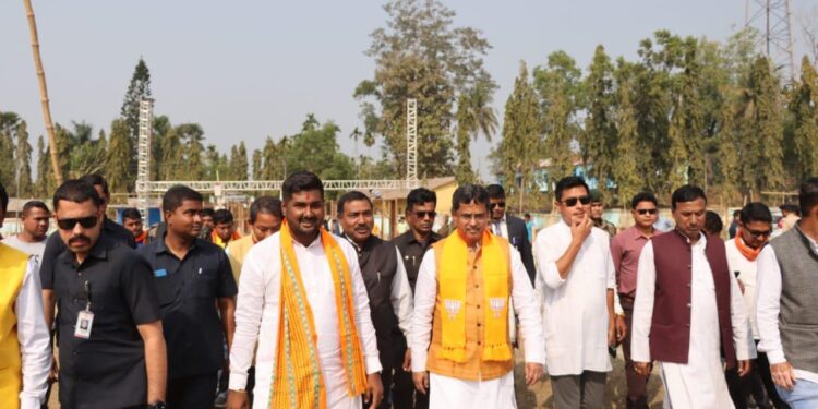 শান্তিরবাজার এবং খোয়াইয়ে অমিত শাহের সভাস্থলের প্রস্তুতি শনিবার সরজমিনে পরিদর্শন করলেন মুখ্যমন্ত্রী।