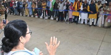 আগরতলায় তৃণমূল সুপ্রিমো মমতা