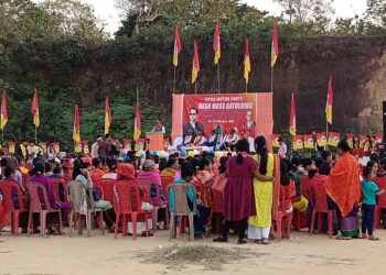 কমলাসাগরে তিপ্রামথা অনুঘটকের ভূমিকায়