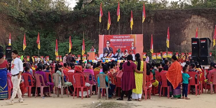 কমলাসাগরে তিপ্রামথা অনুঘটকের ভূমিকায়