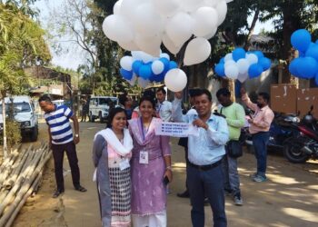 বিশালগড়ে অনুষ্ঠিত শান্তিসভা।