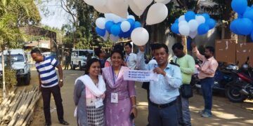 বিশালগড়ে অনুষ্ঠিত শান্তিসভা।