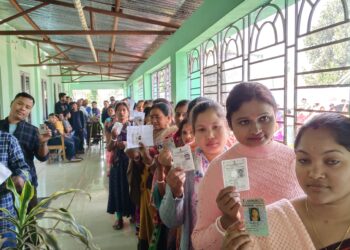 চড়িলাম বিধানসভা কেন্দ্রে উপজাতি অংশের ভোটারদের ব্যাপক উপস্থিতি পরিবর্তনের বার্তা দিচ্ছে।