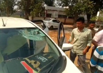 বিরোধী জোটের প্রার্থী অশোক দেববর্মার উপর প্রাণঘাতী আক্রমণ।