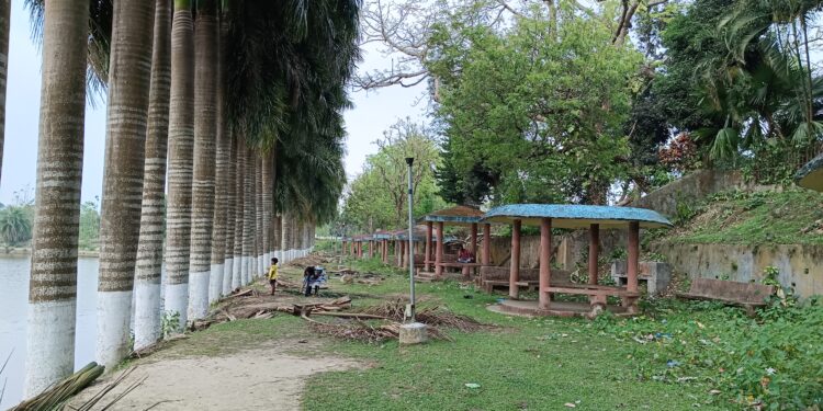 অবহেলার শিকার কমলাসাগর মাতাবাড়ি।