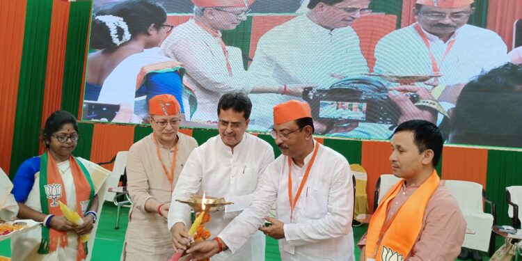 কার্যকারিনী বৈঠকের শুভ উদ্বোধন করেন মুখ্যমন্ত্রী ডাঃমানিক সাহা