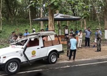 দুর্ঘটনার কবলে এসকর্টের পাইলট কার