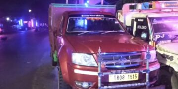 পুলিশের হাতে আটক অভিশপ্ত গাড়ি