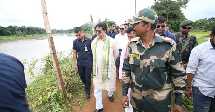 চন্ডীপুর- শ্রীরামপুর সীমান্ত এলাকা পরিদর্শন মুখ্যমন্ত্রীর