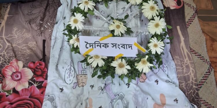 সোনামুড়া প্রেসক্লাবের প্রাক্তন সম্পাদকের অকাল প্রয়াণ