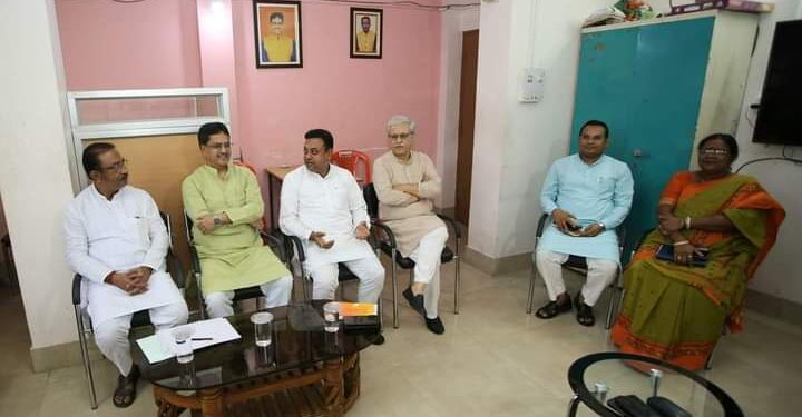 উপনির্বাচন ,বিজেপির নির্বাচন  কমিটির বৈঠক রাজ্য কার্যালয়ে