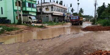 বিশালগড়বাসীর লাইফ লাইন বেহাল দশায় পরিণত