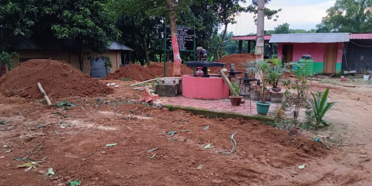 তিন কোটি টাকা ব্যায়ে তৈরি হচ্ছে মন্দির