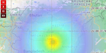 ভূমিকম্পে কেঁপে উঠল ত্রিপুরা সহ উত্তর-পূর্ব