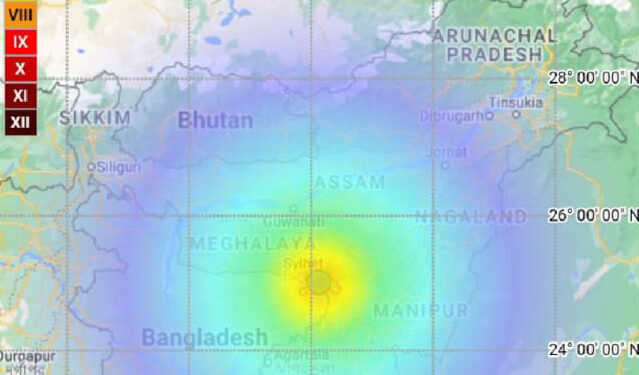 ভূমিকম্পে কেঁপে উঠল ত্রিপুরা সহ উত্তর-পূর্ব