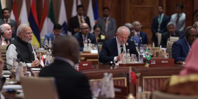 জি-২০ সন্মেলনে ভারতের প্রধানমন্ত্রী নরেন্দ্র মোদি