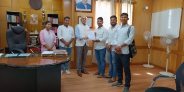 এ.বি.ভি.পির তরফে স্মারকলিপি প্রদান