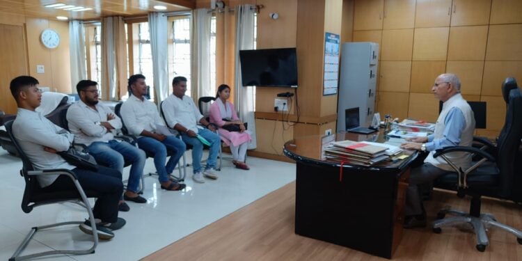 এ.বি.ভি.পির তরফে স্মারকলিপি প্রদান