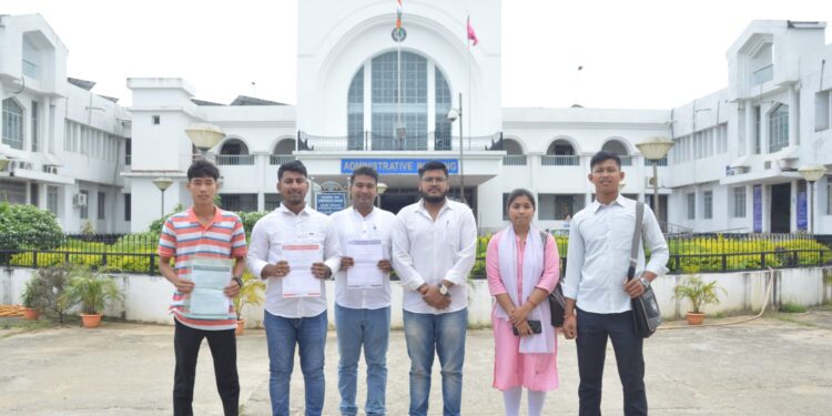 এ.বি.ভি.পির তরফে স্মারকলিপি প্রদান