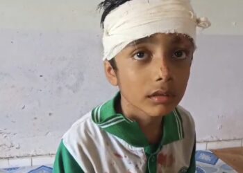 অটোর ধাক্কায় গুরতর আহত প্রথম শ্রেণীর এক ছাত্র