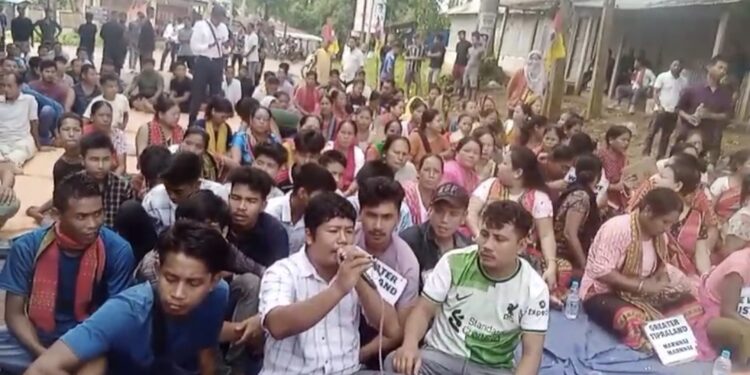 তিপ্রা মথার বার ঘন্টার বনধ সফল বিশালগড় মহকুমায়