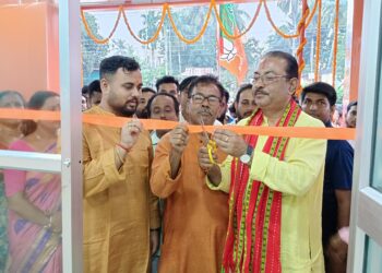 রাজ্য সভাপতির হাত ধরে মন্ডল কার্যালয়ের শুভ উদ্বোধন