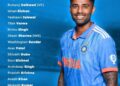 ২৩ নভেম্বর থেকে অস্ট্রেলিয়ার বিরুদ্ধে T20 সিরিজে ভারতীয় দলের অধিনায়কের দায়িত্ব দেওয়া হয়েছে সূর্য কুমার যাদবকে।
