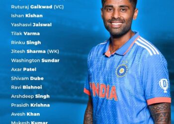 ২৩ নভেম্বর থেকে অস্ট্রেলিয়ার বিরুদ্ধে T20 সিরিজে ভারতীয় দলের অধিনায়কের দায়িত্ব দেওয়া হয়েছে সূর্য কুমার যাদবকে।