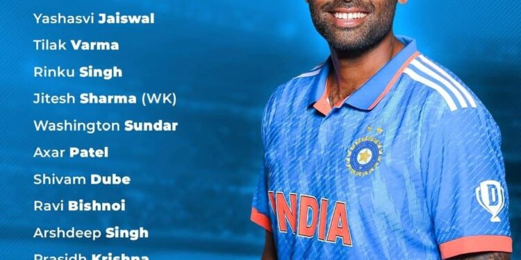 ২৩ নভেম্বর থেকে অস্ট্রেলিয়ার বিরুদ্ধে T20 সিরিজে ভারতীয় দলের অধিনায়কের দায়িত্ব দেওয়া হয়েছে সূর্য কুমার যাদবকে।