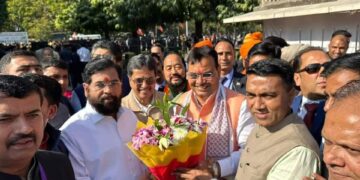 রাজস্থানের নতুন মুখ্যমন্ত্রীর শপথ গ্রহণ অনুষ্ঠানে উপস্থিত রাজ্যের মুখ্যমন্ত্রী ডাঃমানিক সাহা