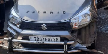 বিশ্রামগঞ্জের আদিবাসী কলোনিতে বাইক ও গাড়ির সংঘর্ষে গুরুতর আহত এক