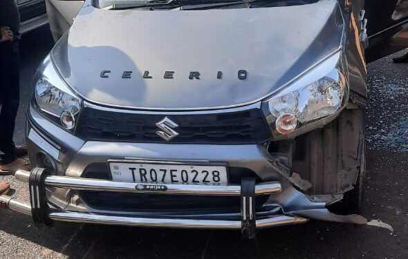 বিশ্রামগঞ্জের আদিবাসী কলোনিতে বাইক ও গাড়ির সংঘর্ষে গুরুতর আহত এক