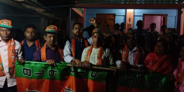 ৮ পরিবারের ২৭ জন ভোটার সিপিএম ছেড়ে বিজিপিতে