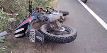 ভ্যালেন্টাইন ডেতে বিশালগড় বাইপাসে বাইক দুর্ঘটনায় আহত স্বামী স্ত্রী সহ পথচারী