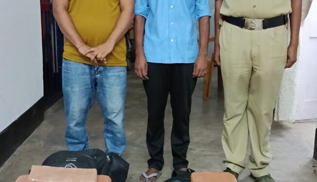 ৪৩ কেজি শুঁকনো গাঁজা সহ পুলিশের হাতে আটক দুই