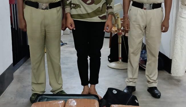 ২৫ কেজি শুঁকনো গাঁজা সহ পুলিশের হাতে আটক এক