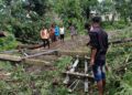 রামেল’ ঘূর্ণিঝড়ের প্রভাবে তছনছ বিশালগড় মহকুমার বিভিন্ন এলাকা