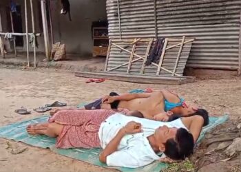 শিলাবৃষ্টিতে ক্ষতিগ্রস্ত পরিবারের বর্তমান ঠিকানা খোলা আকাশের নিচে