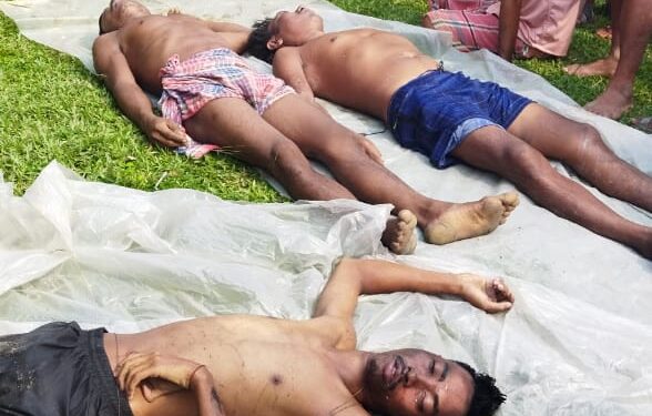 পরিত্যক্ত কুয়ো পরিষ্কার করতে গিয়ে তিন শ্রমিকের  মর্মান্তিক মৃত্যু