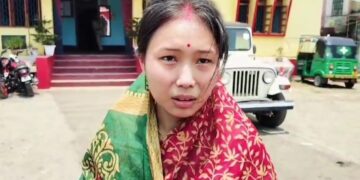 গার্হস্থ্য হিংসার শিকার এক গৃহবধূ