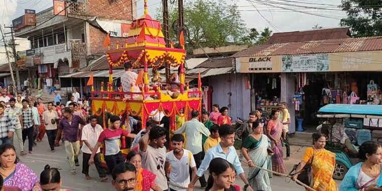 রাজ্যে বেশ উৎসাহ উদ্দীপনার সাথে পালিত হয়েছে রথযাত্রা