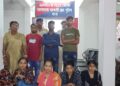 আগরতলা জিআরপি থানার পুলিশের হাতে আটক ৭ বাংলাদেশী
