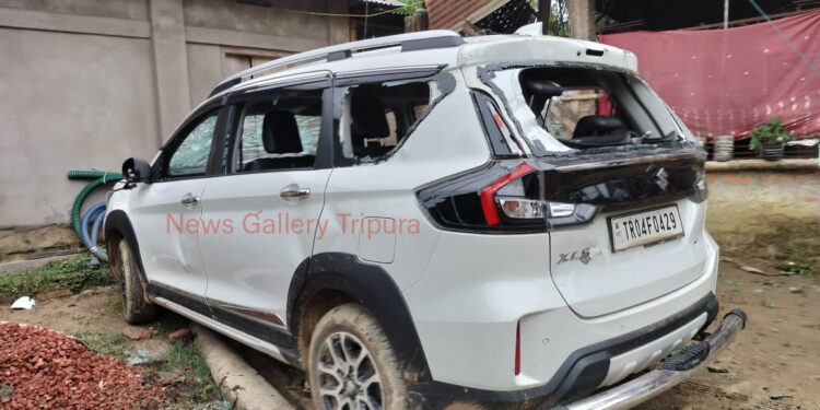 গন্ডাছড়ায় রাতে ব্যাপক ভাঙচুর ও অগ্নিসংযোগের পর ক্ষতচিহ্ন!