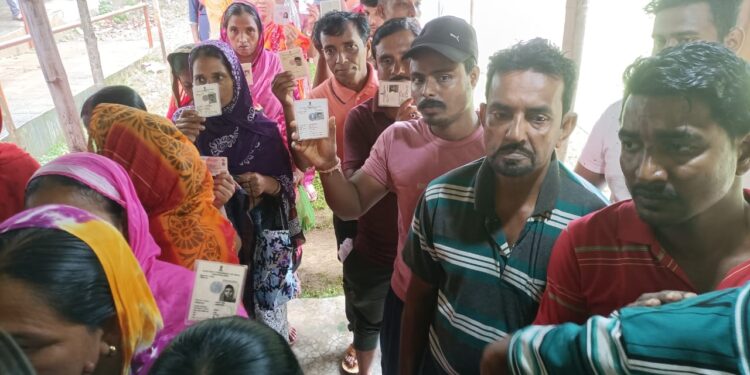 নির্বাচন অনুষ্ঠিত হয়েছে শান্তিপূর্ণভাবেই