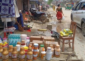 ধংসলীলা স্বচক্ষে দেখে আঁতকে উঠল ব্যাবসায়ীরা