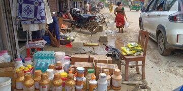 ধংসলীলা স্বচক্ষে দেখে আঁতকে উঠল ব্যাবসায়ীরা