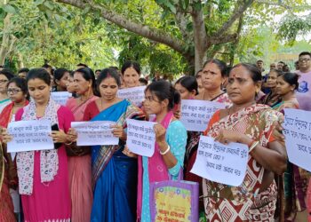 বিশালগড়ে অনুষ্ঠিত হিন্দু নাগরিক সমাজের প্রতিবাদ সভা!