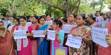 বিশালগড়ে অনুষ্ঠিত হিন্দু নাগরিক সমাজের প্রতিবাদ সভা!