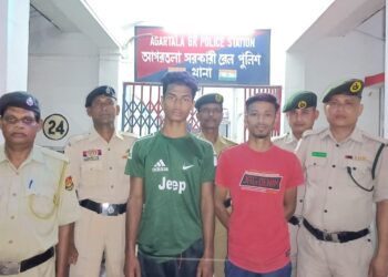 ভারতীয় দুই মানব পাচারকারীকে জালে তুলতে সক্ষম হয়েছে আগরতলা জিআরপি থানার পুলিশ